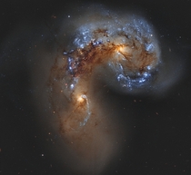 NGC  Colliding Galaxies 