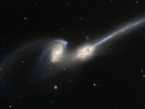 NGC  - colliding galaxies nicknamed The Mice 