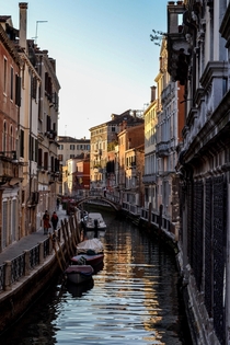 Nice day for a gondola ride - Venice Italy