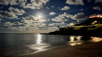 Night sky Kailua beach Oahu Hawaii