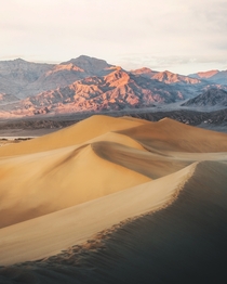 No Tusken Raiders here Mesquite Flat Sand Dunes CA  Instagram kylefredrickson