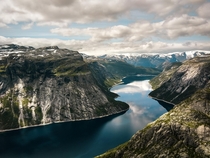 Norway on the trail to Trolltunga  x