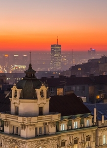 Not exactly a beautiful cityscape but theres just a pinch of charm to it Belgrade Serbia