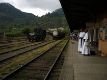 Nuwara Eliya Sri Lanka - Train Platform