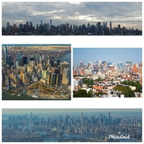 nyc multiple skylines midtown  downtown and brooklyn skyline