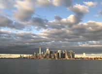 NYC Skyline View from SI Ferry