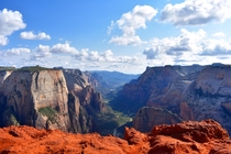 Observation Point in Zion National Park UT 