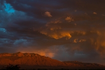 OC Sunset Sky Above The Sandia Mountains New Mexico  x 