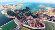 Ocean Flower Island in Haikou China Possibly one of the worlds biggest commercial construction project 