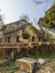 Officer bungalow ruins  Farakka India  