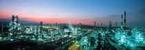 Oil refinery in Ulsan South Korea 
