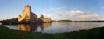 Olavinlinna St Olafs Castle the worlds most northern intact medieval castle Finland Cell phone photo 