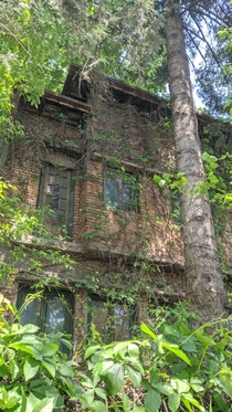 Old abandoned building in Bucharest Romania