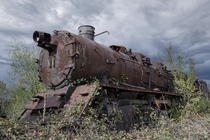 Old abandoned locomotive 
