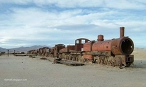Old Abandoned Train in Bolivia