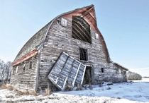Old barn near Bashaw Alberta