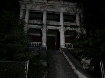Old building in a abandoned insane asylum campus