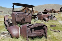 Old cars in Bodie CA 