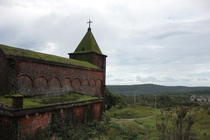 Old french church in Bokor mountain Cambodia 