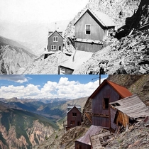 Old Hundred Mine boarding house and tramway buildings Silverton CO