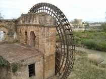 Old mill in Cordoba Spain in the Guadalquivir river 