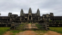Old school city Angkor Wat Cambodia