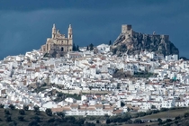 Olvera Pueblo Blanco in Andalusia Spain - a village from the Visigoth era