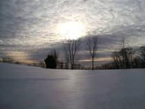 On a Frozen Hill in Carlisle Pennsylvania 