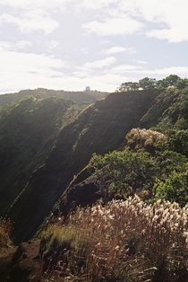 On my way back up Kalepa Ridge Trail in Kalalau Valley - Kauai Hawaii 