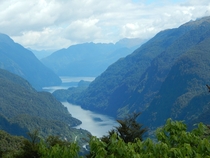 On the road to Doubtful Sound New Zealand 