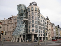 One of my favorite buildings Dancing House Prague Architects Vlado Miluni Frank Gehry 