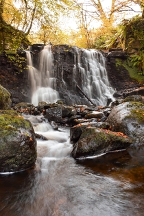 One of the many small waterfalls at Glenariff Forest Park Northern Ireland 