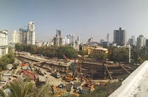 One of the  metrosubway lines under-construction in Mumbai This particular one goes right through the densely populated southern part of the city