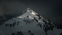 One of the peaks in the Tatoosh Range Washington USA 