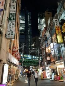One of the picturesque Tokyo alleyways