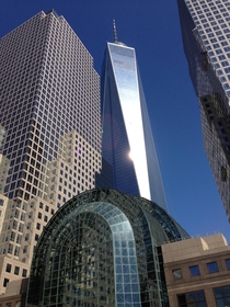 One World Trade Center the new tower under constructionx X-Post from rpics