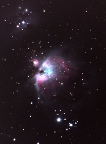 Orion Nebula M Using DSLR and Star Tracker