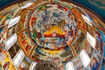 Orthodox Cathedrals dome interior Addis Ababa Ethiopia  last one
