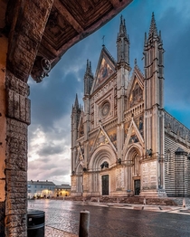 Orvieto Cathedral is a th-century Roman Catholic cathedral completed in  Its facade was designed by the Sienese Lorenzo Maitani