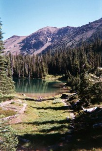 Our last backpacking trip to the Olympic National Park WA Picture   Took these shots with a disposable camera