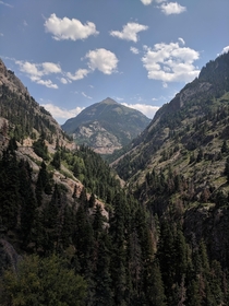 Outside of Ouray CO on US hwy  