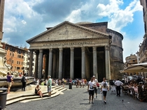 Outside the Pantheon Rome 