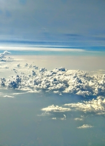 Over South Carolina Beautiful patch of clouds OC x