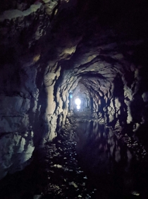 PA Coal Co Gravity Railroad Tunnel Built   abandoned 