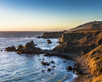 Pacific coast at Jenner Sonoma County CA 