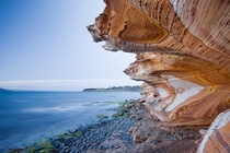 Painted Cliffs in Tasmania Australia 