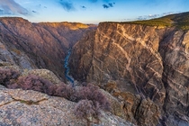 Painted Wall Black Canyon of the Gunnison Colorado USA 