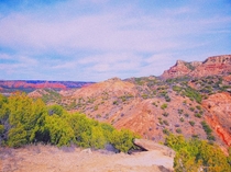 Palo Duro canyon outside of Amarillo Texas  oc Im by no means a photographer
