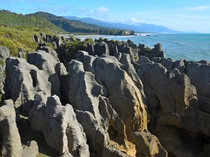 Pancake Rocks on New Zealands west cost  oc