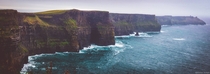 Panorama of Cliffs of Moher - Ireland 